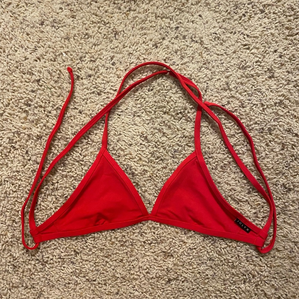 Red Jolyn Bikini Top XS